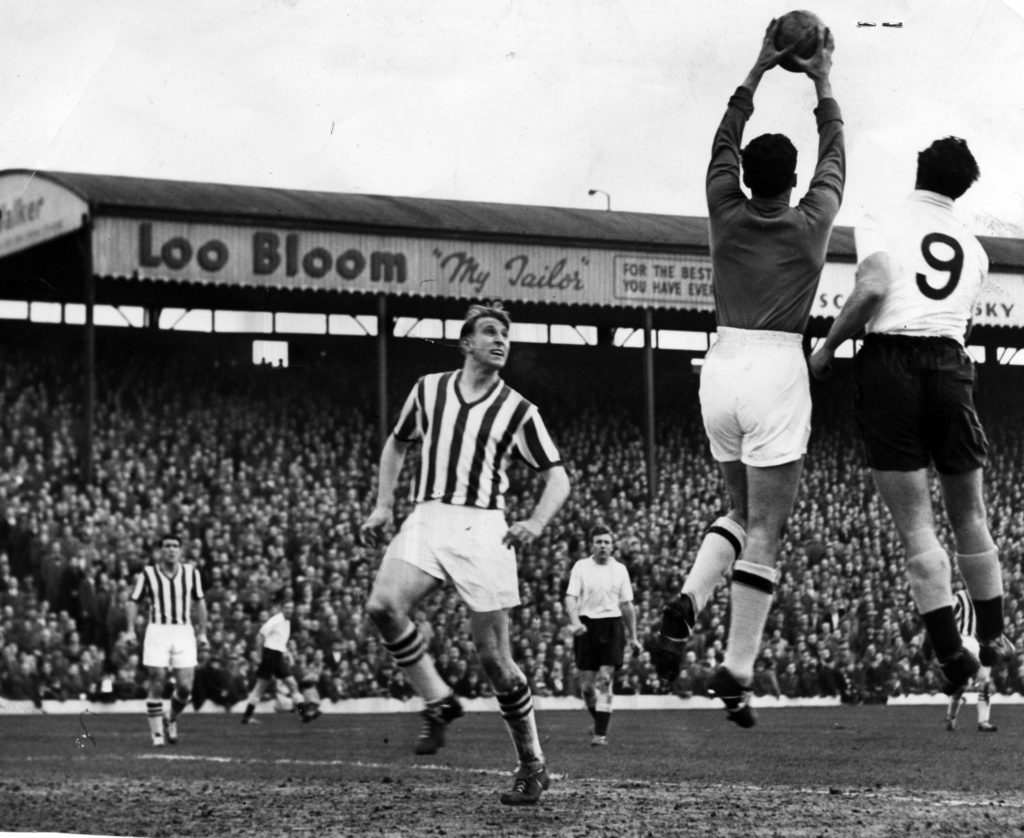 West Bromwich footballer Ray Barlow