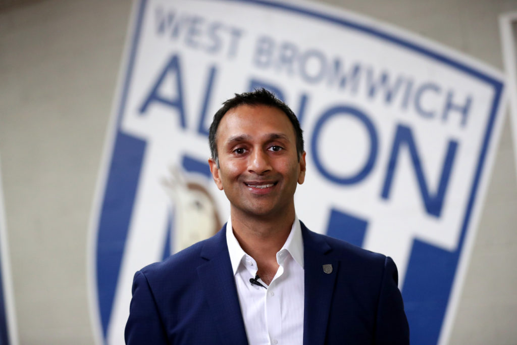 New West Bromwich Albion Owner Shilen Patel Photo shoot